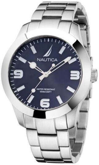 Nautica Herreklokke NAPPBF201 Pacific Beach Blå/Stål Ø41.5 mm