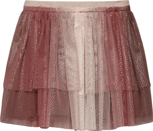 Minymo Skirt Mesh W. Glitter Pink 104