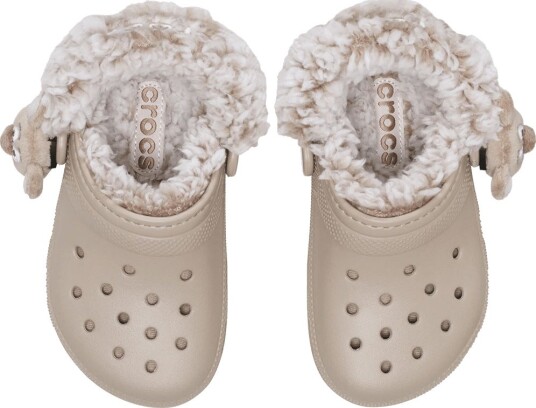 Crocs Sandaler   Classic+ Fleece Fôret   Bear Plysj   Dulcé   Crocs   27/28   Sandals   Beige