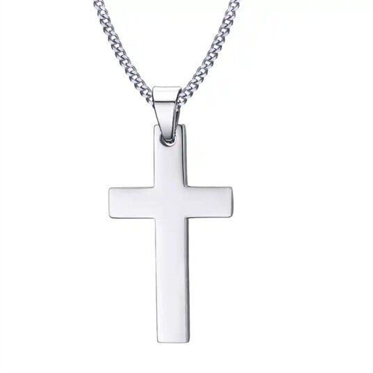 Nita cross smykker i rustfritt stål 2 x 3,5 cm Nita cross smykker i rustfritt stål 2 x 3,5 cm