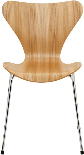 Fritz Hansen - 3107 Sjuan Almfanér Spisestoler Arne Jacobsen Tre Farget Metall/tre