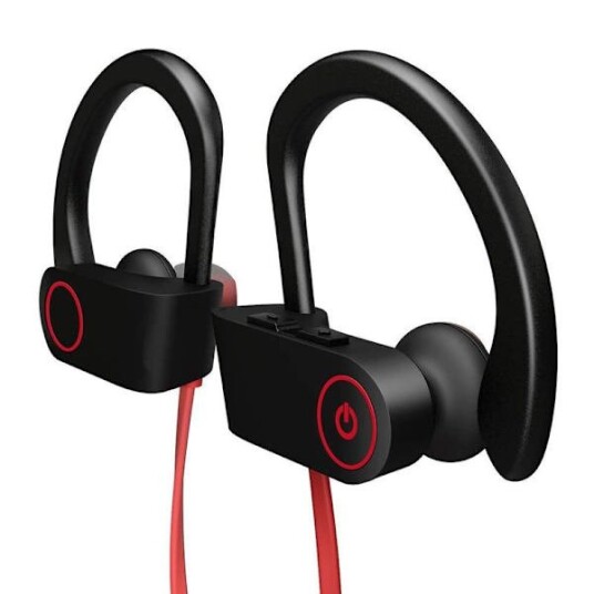 Trådløse Bluetooth-hodetelefoner med nakkebånd, U8 øre-svettesikre sportshodetelefoner
