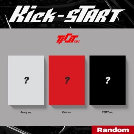 TIOT  KickStart  Random Cover  incl. 84pg Photobook, incl. MiniPoster, 2 Photocards, Unit Photocard, Accordion Postcard, Polaroid Photocard + ID Photo  CD