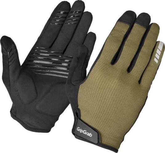 Gripgrab Explr Padded Full Finger Summer Gloves Olive Green M Gripgrab Explr Padded Full Finger Summer Gloves Olive Green M