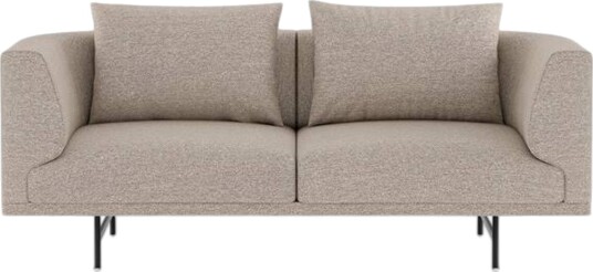 Vipp Chimney 2 seters Sofa Brook Beige/ kastanje/Sort
