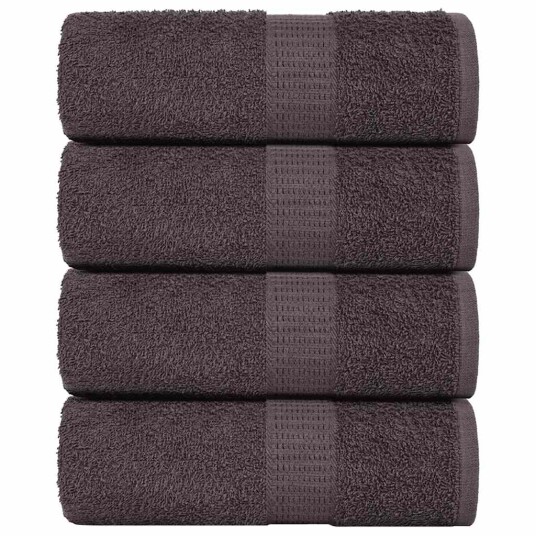  Vaskekluter FROGN 4 stk antrasitt 15x21 cm 360 gsm