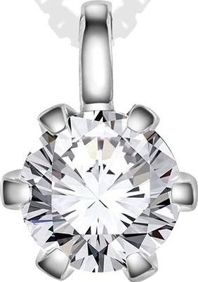 A&C Contessa LAB diamantanheng i 585 hvitt gull 1,00 ct