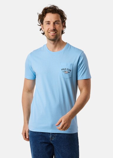 Saint Vincent Texas Tee (Bröstficka) Lt Blue 4xl T-Shirts Saint Vincent Texas Tee (Bröstficka) Lt Blue 4xl T-Shirts