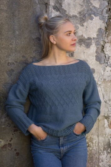 Blix genser denim