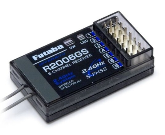 Futaba Receiver R2006GS 6CH T6J,8J,10J HV S FHSS Futaba Receiver R2006GS 6CH T6J,8J,10J HV S FHSS