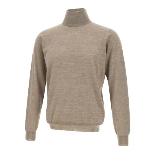 Filippo De Laurentiis Filippo De Laurentiis Herre Strikkevarer Beige 4XL