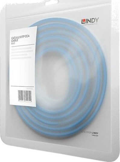 Lindy Rj 45 Cat 6 Utp Blå