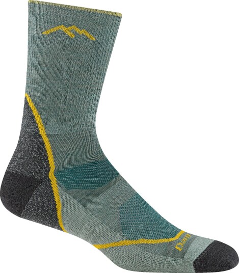 Darn Tough Men"s Light Hiker Micro Crew Light Cushion Seafoam M Darn Tough Men"s Light Hiker Micro Crew Light Cushion Seafoam M