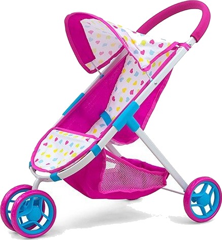 Milly Mally Susie Dukkevogn for Dukker Opptil 50 cm Rosa Milly Mally Susie Dukkevogn for Dukker Opptil 50 cm Rosa