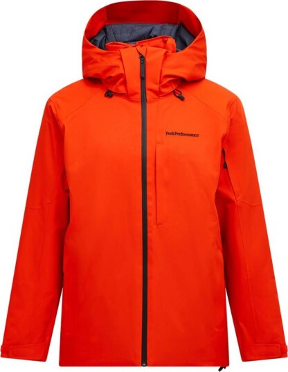 Peak Performance Men's Maroon Insulated Jacket Solar Burst L Peak Performance Men's Maroon Insulated Jacket Solar Burst L