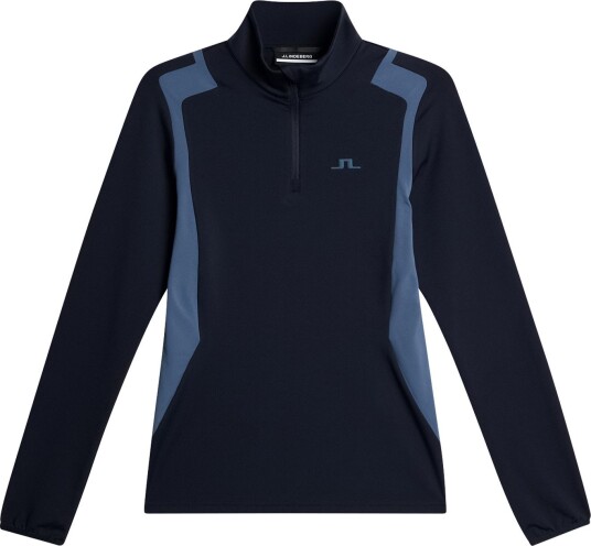 J.Lindeberg Women's Mae Quarter Zip Mid Layer JL Navy S J.Lindeberg Women's Mae Quarter Zip Mid Layer JL Navy S