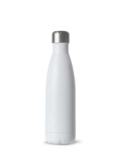 Sagaform To Go stålflaske 50 cl Hvit