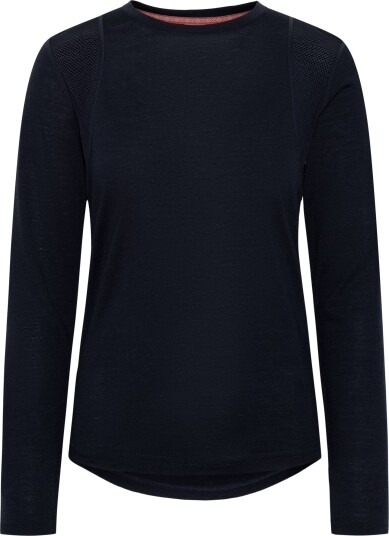 Kari Traa Women"s Embla Wool Long Sleeve Dark Navy Blue XL