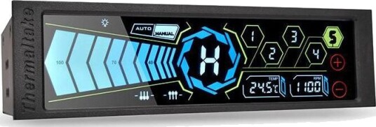 Thermaltake AC-010-B51NAN-A1 Viftekontroller 5 Kanaler 5.5" Svart
