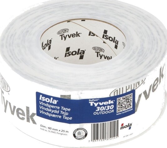 Isola Tape Og Klebesystem fvindsperre s 60 mm x 25 meter Isola Tape Og Klebesystem fvindsperre s 60 mm x 25 meter