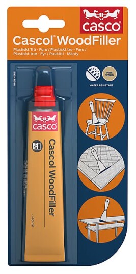Casco formtre woodfiller teak v 40 ml