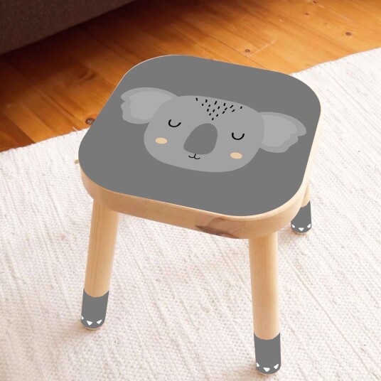 Selvklebende Klistremerke – Flisat Krakk Decal / Koala Design