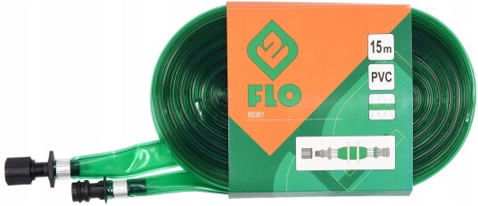 Flo 89361 Flat Hageslange 15 m 16 mm