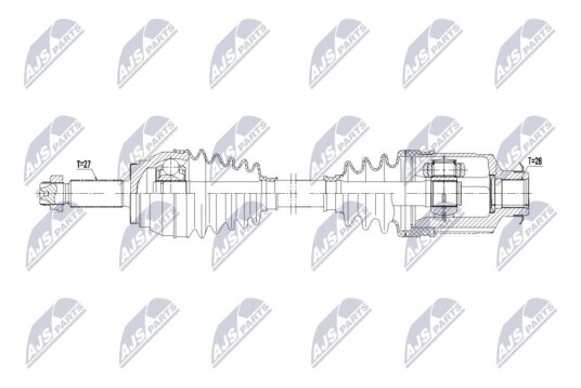 Nty Drivaksel NTY NPW KA 406 Nty Drivaksel NTY NPW KA 406