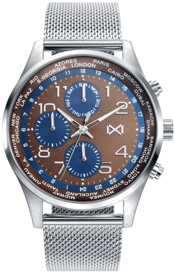 Mark Maddox Herreklokke HM7126 47 Classic Stål Ø44 mm