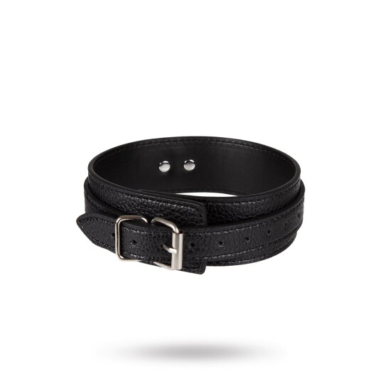 Sustainable Pleasure Collar with Leash Black