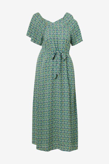 Only   Maxikjole onlAlma Life Poly Bay Long Dress Aop   Grønn