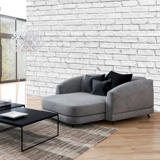 Fototapet White Stone 200x140 - Finnes i flere størrelser
