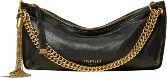 Twinset Dame Vesker Svart ONE SIZE,