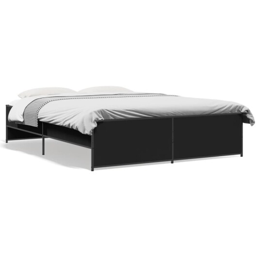  Sengeramme svart 160x200 cm konstruert tre og metall 8721102610677