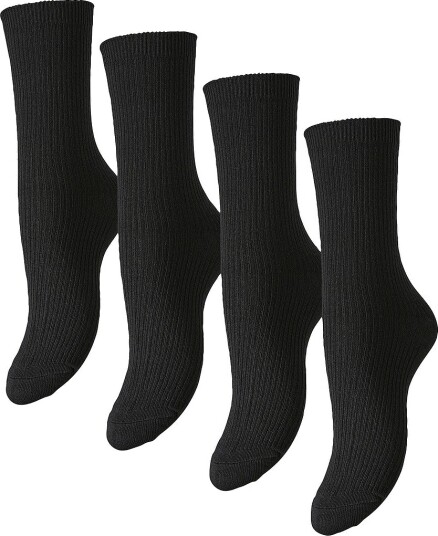 pieces   Sokker pcMarta 4 pack Socks   Svart