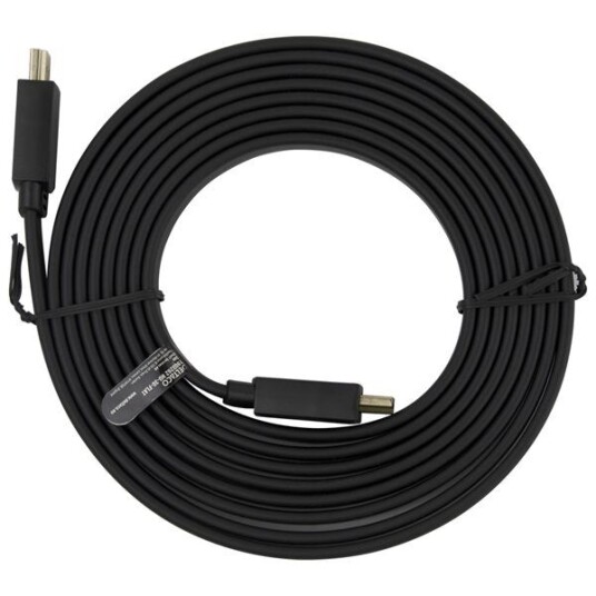 Deltaco 2m HDMI-kabel Flat - Ultra High Speed, 4K/8K, Svart