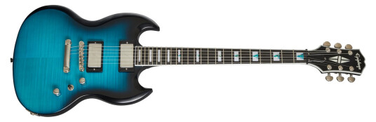 Epiphone Sg Prophecy Blå Tiger Aged Gloss