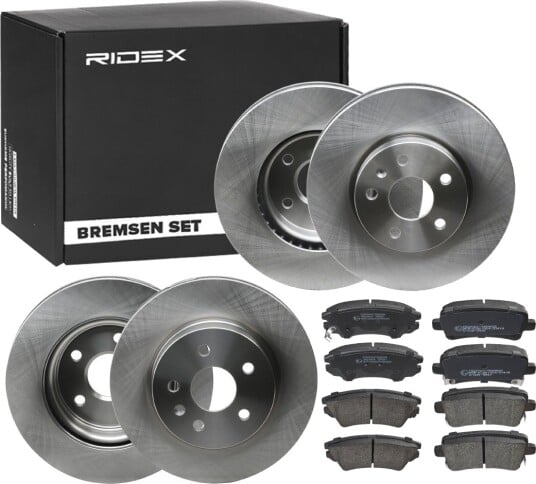 Bremseskiver og klosser RIDEX 3405B1759 Bremseskiver og klosser RIDEX 3405B1759