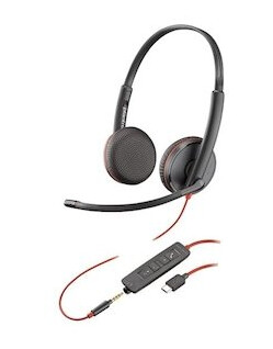 Poly Blackwire C3225 USB-C Headset Poly Blackwire C3225 USB-C Headset