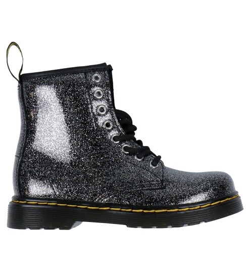 Dr. Martens 1460 J Black+Silver Nebula Glitter - Black - 34