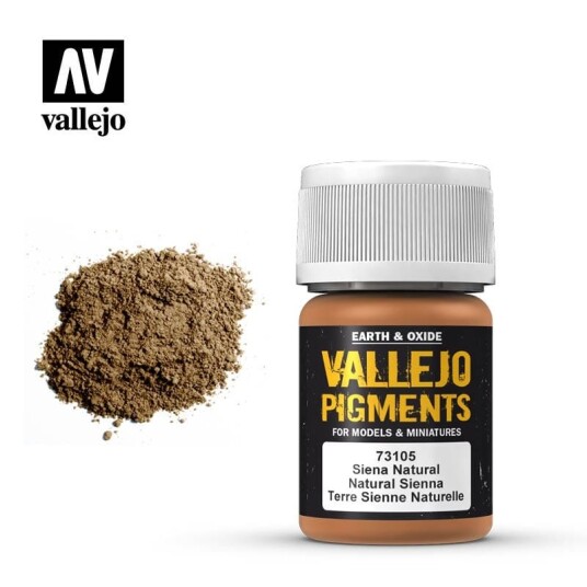 Vallejo Pigments Natural Sienna 35ml