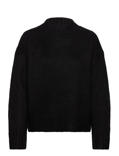 Rosemunde Rwtulip Wool Blend Ls Turtleneck Pl - Black - M