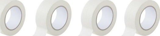 Toolcraft 93038C191 Crepebånd Hvit 50 M X 50 Mm 4 Stk
