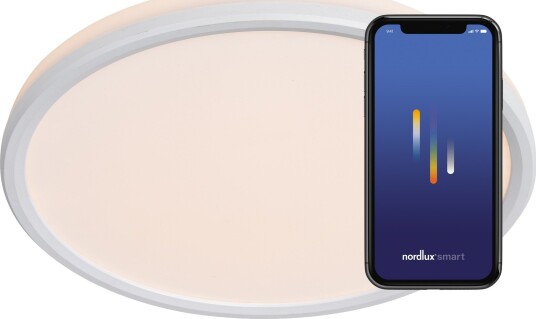 NORDLUX LIVA SMART PLAFOND 2700-6500K RGB HVIT