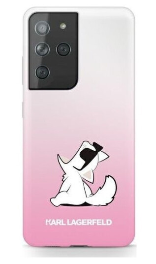 Karl Lagerfeld S21 Ultra Hardcase Rosa Choupette Fun