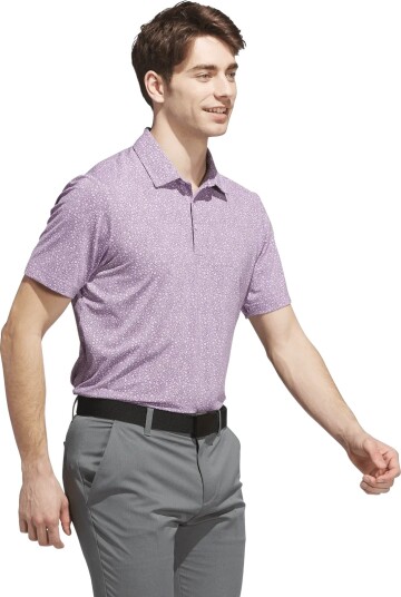 adidas Golf Ult Bnkr Polo Purple XS adidas Golf Ult Bnkr Polo Purple XS
