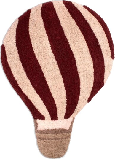 FILIBABBA Deeply Red Tufted Rug Air Balloon