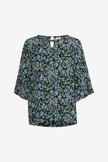 KAFFE - Bluse kaRiana Amber Blouse Printed - Blå