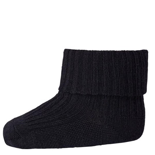 MP 589 Wool Socks Rib 08 Black 15-16