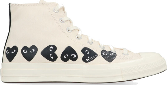 Comme des Garçons Play Herre Sko Beige 39 EU,